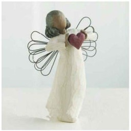 Figur "Engel mit Liebe"