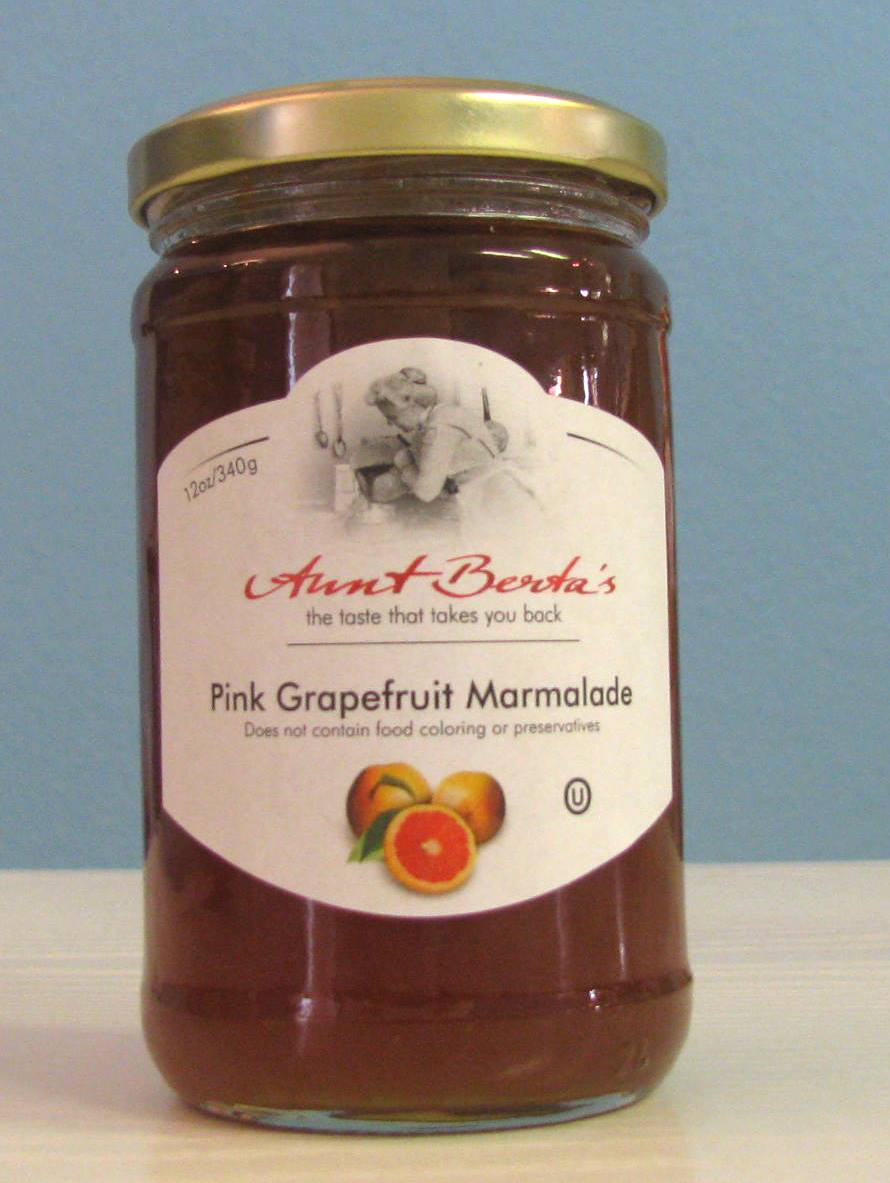 Rote Grapefruitmarmelade