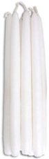 Menorah-Kerzen, weiß - 7 Stück - 20 cm lang - ca. 20/22 mm Durchmesser