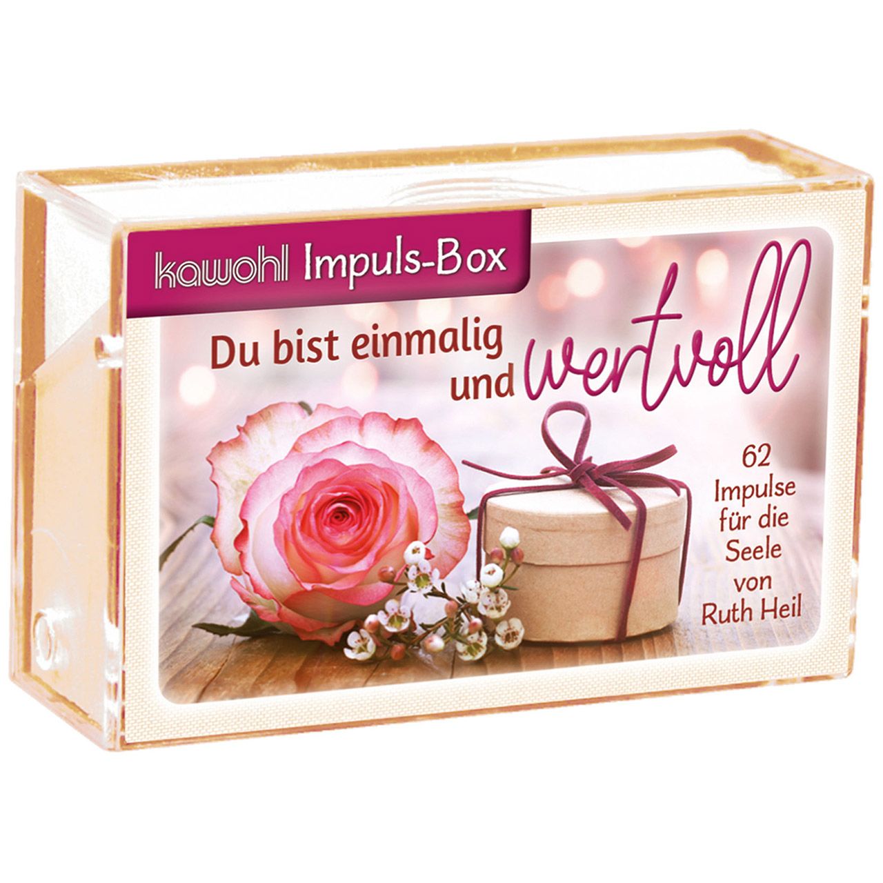 Kartenbox: Du bist einmalig und wertvoll