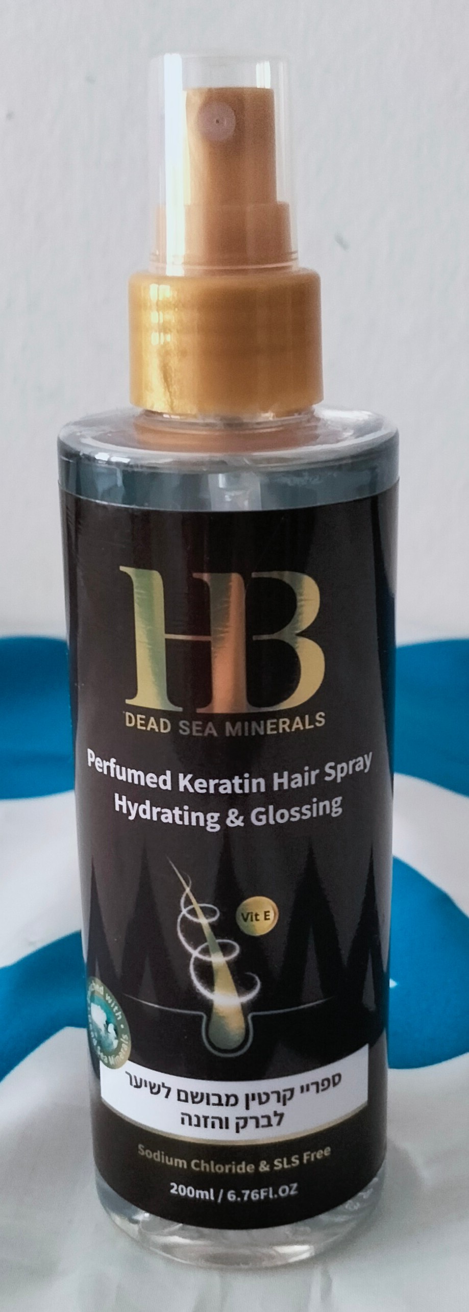 KeratinHairSpray Health & Beauty - Feuchtigkeitsspendendes, glänzendes Haarspray mit Keratin