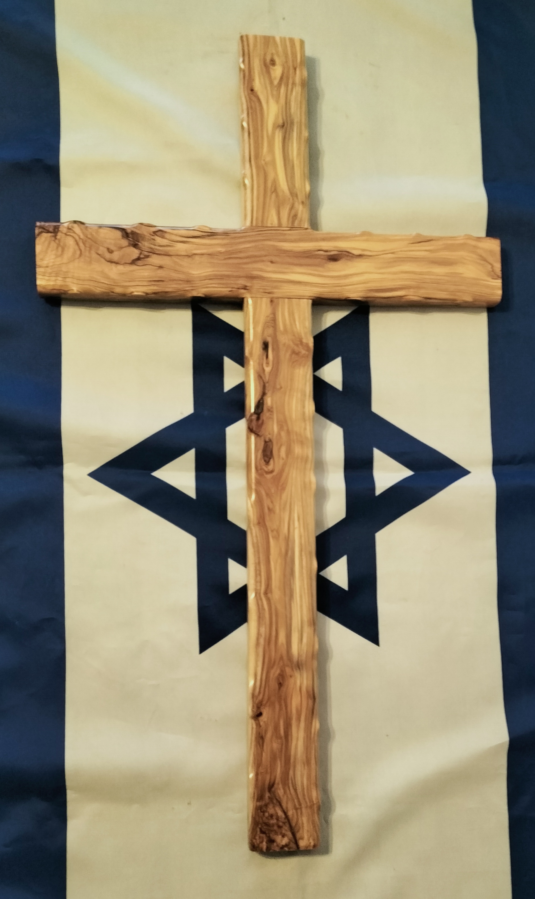 Olivenholz - Wandkreuz 70 cm