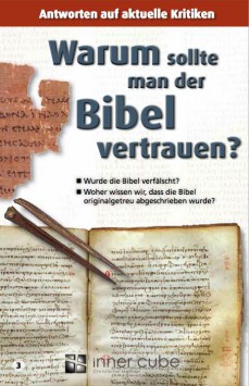 Warum sollte man der Bibel vertrauen - Studienfaltkarte 3