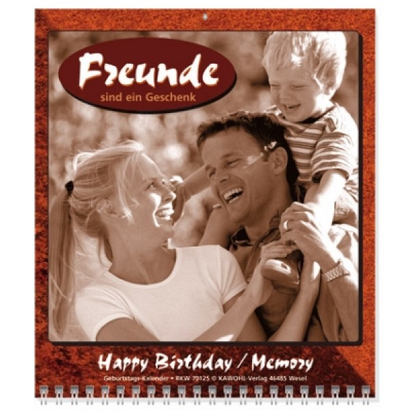 Freunde sind ein Geschenk - immerwährender Kalender