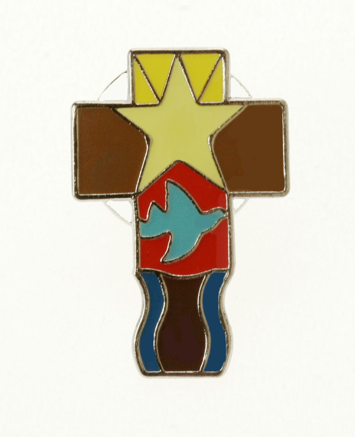 Friedenskreuz - Pin / Anstecknadel