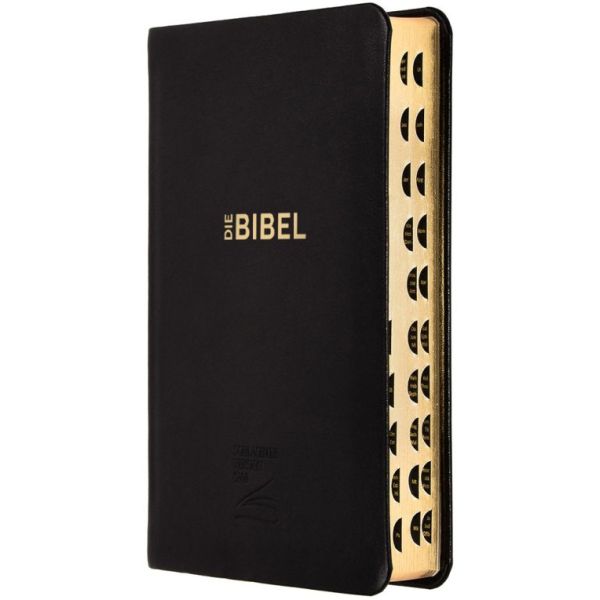 Schl2000 Die BIBEL - Schlachter 2000 Taschenausgabe, Goldschnitt und Griffregister inkl.