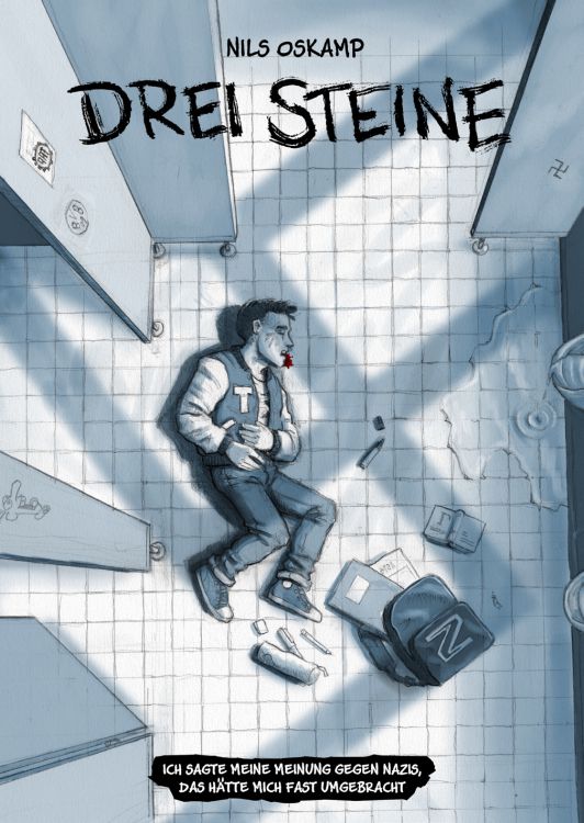 Nils Oskamp, Drei Steine (im Comicstil)