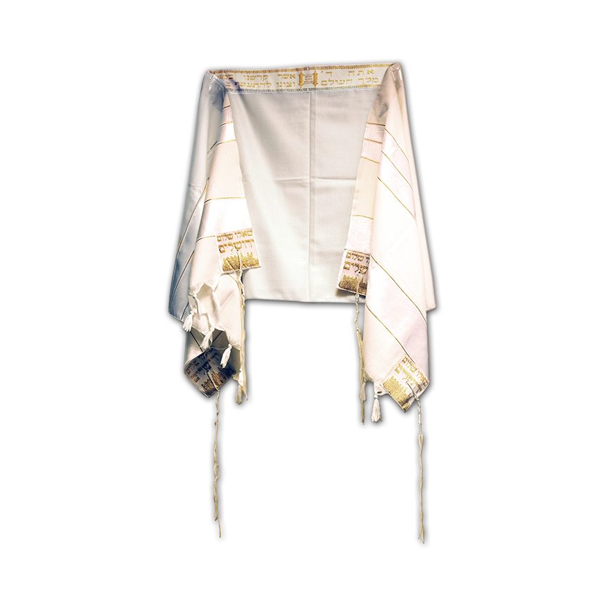 Tallit mit goldener Stickerei