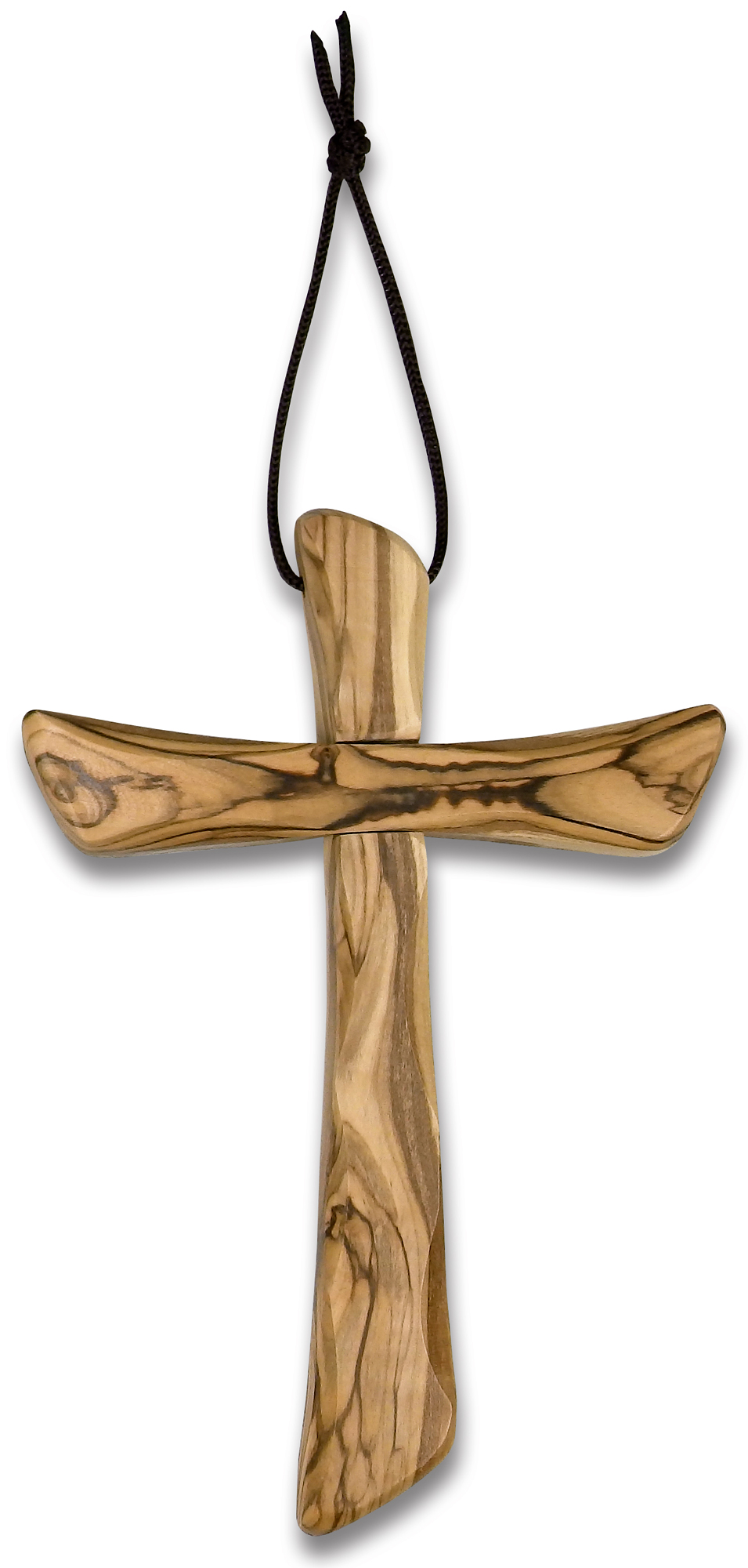 OlivenholzkreuzMODERN Schlichtes Olivenholz-Kreuz 17 cm