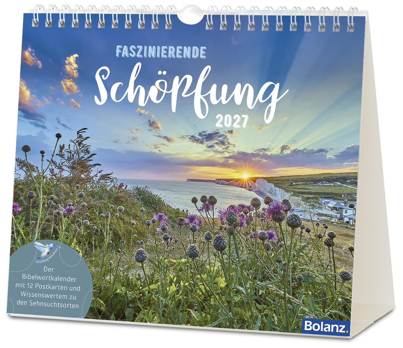 Faszinierende Schöpfung 2027 - Aufstellkalender in Postkartenform