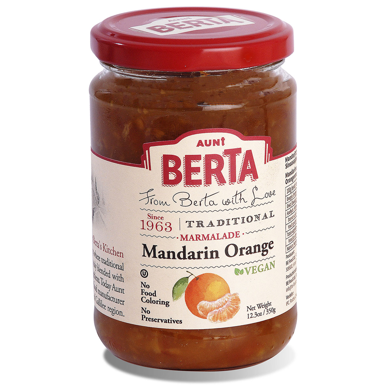 Mandarinen-Orangen-Marmelade, Inhalt 350 g
