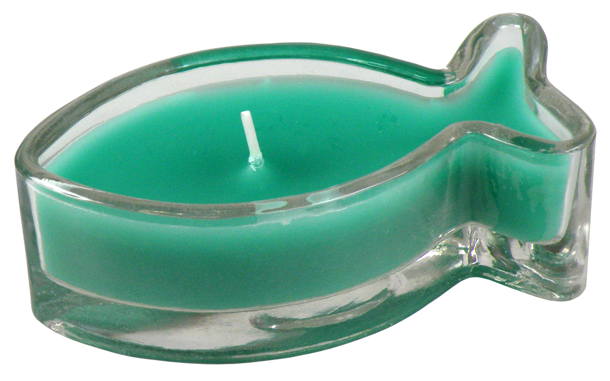 Kerzenglasfisch in Grün