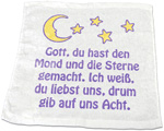 Handtuch "Stern" (Abendgebet, 30 cm)