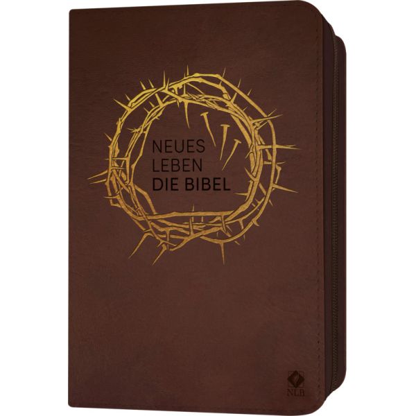 NeuesBibelKrone Neues Leben. Die Bibel, Standardausgabe, ital. Kunstleder mit Reißverschluss Kopie