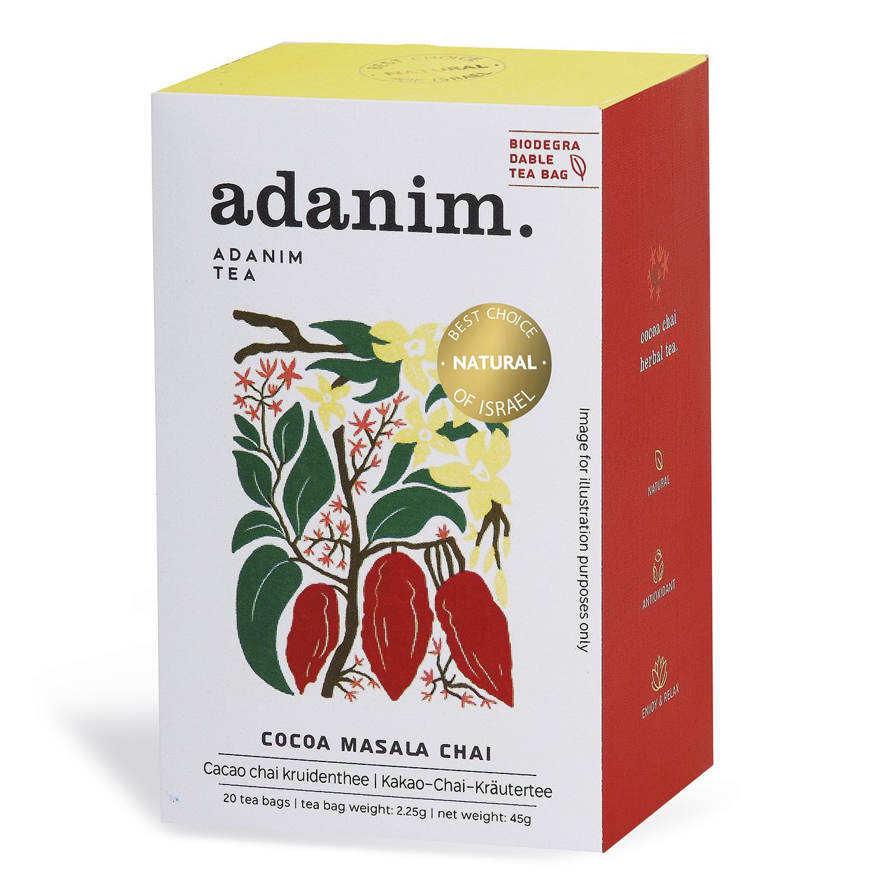 Adanim Kakao-Chai-Kräutertee