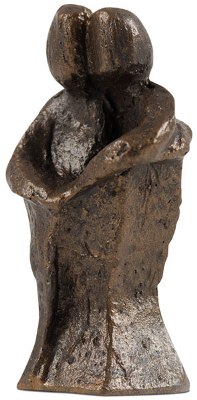 Paar_Bronzefarben Figur "Paar" - bronzefarben