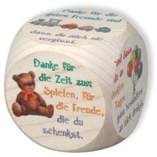 Gebetswürfel "Dankesgebete"