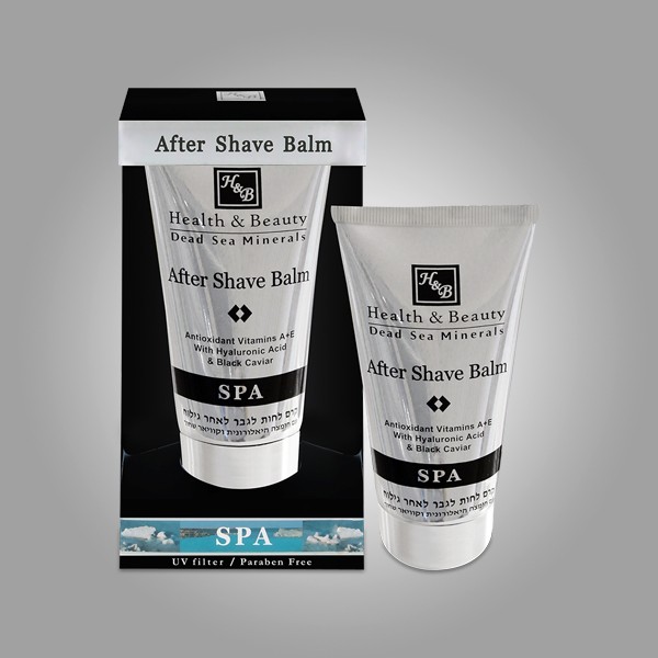 Health & Beauty - After Shave Balsam mit Hyaluronsäure & schwarzen Cavier  FOR MAN