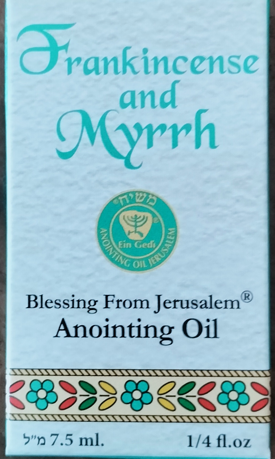 Salböl "Weihrauch & Myrrhe"