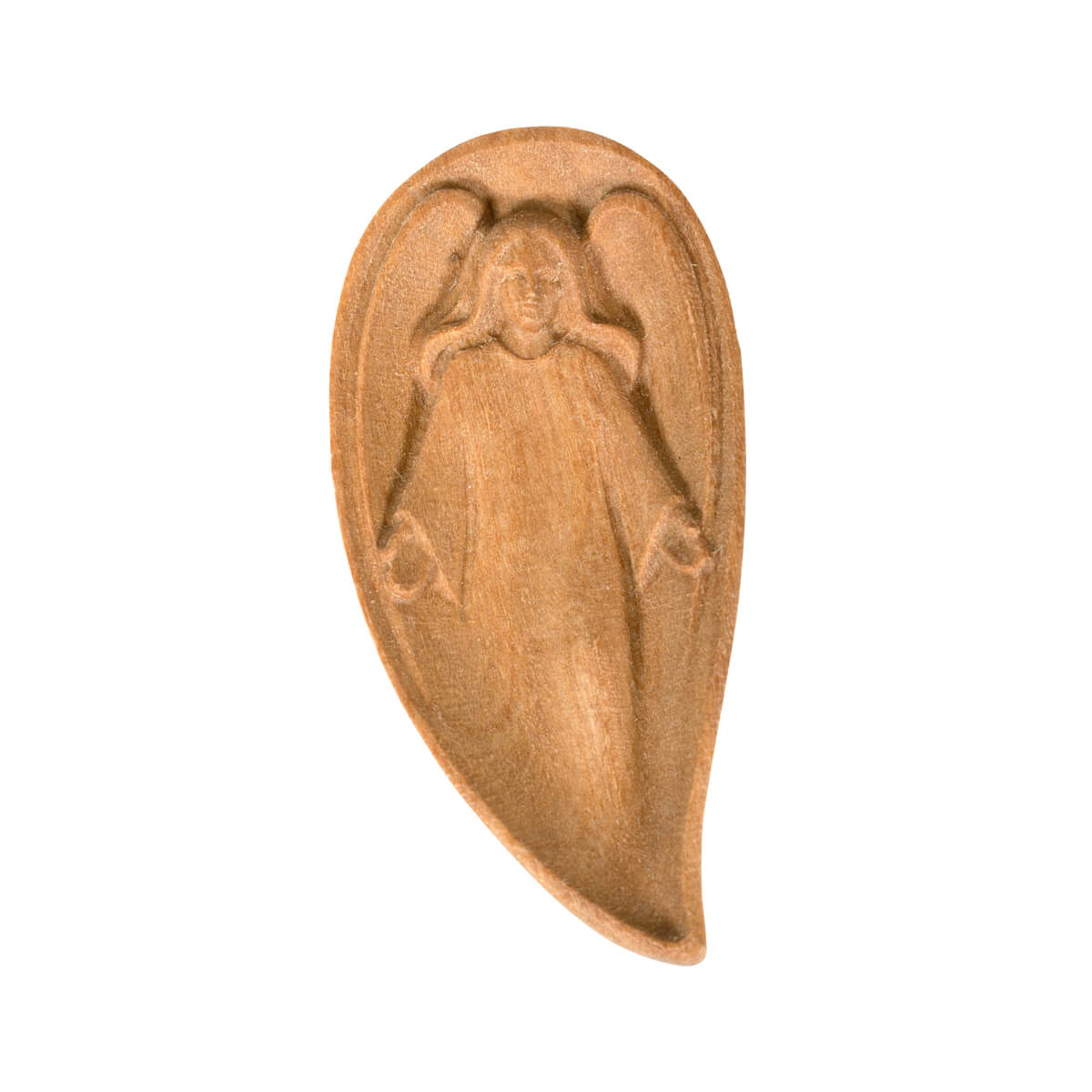 SchutzengelOkuVmwqrxxnfD Handschmeichler Schutzengel aus Olivenholz in Form eines Olivenölblattes