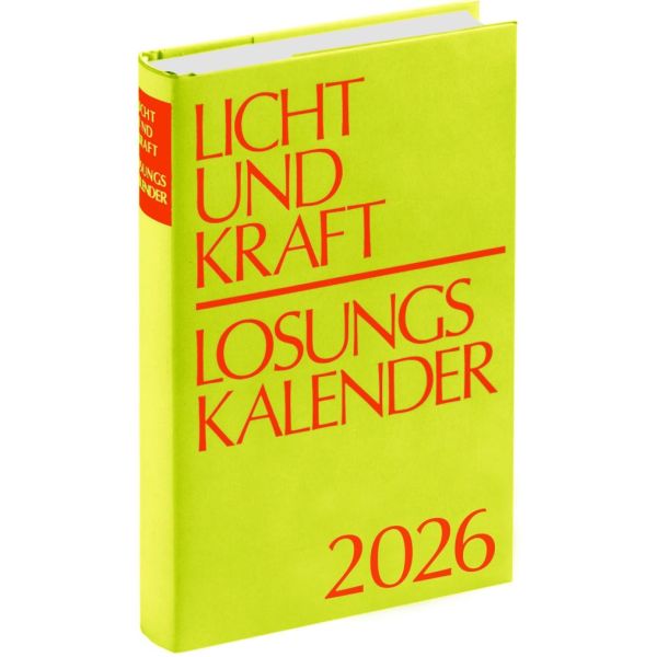 Licht und Kraft 2026, Buchausgabe Licht und Kraft 2026, Buchausgabe