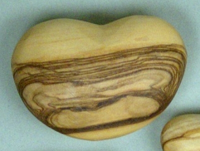 Olivenholz-Handschmeichler Herz klein
