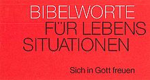 Neujahreslose Bibelworte "Sich in Gott freuen"