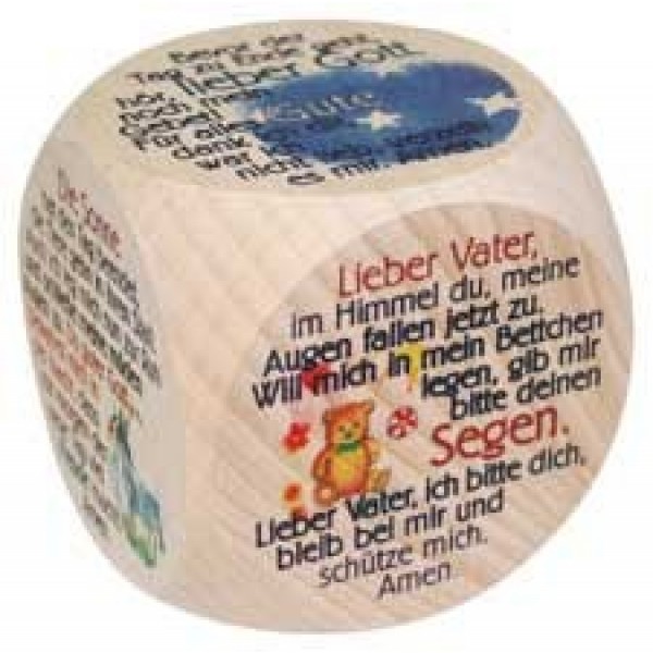 Gebetswürfel "Abendgebete"