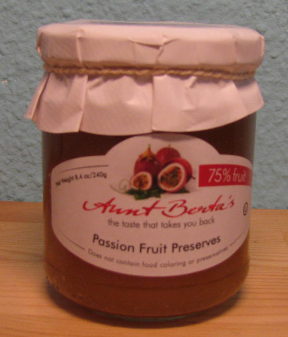 Passionsfrucht-Konfitüre, Inhalt 240 g