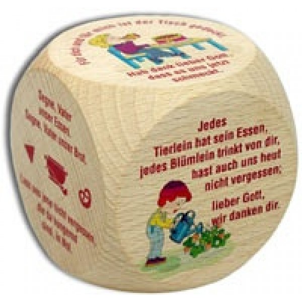 Gebetswürfel "Tischgebete" - 1
