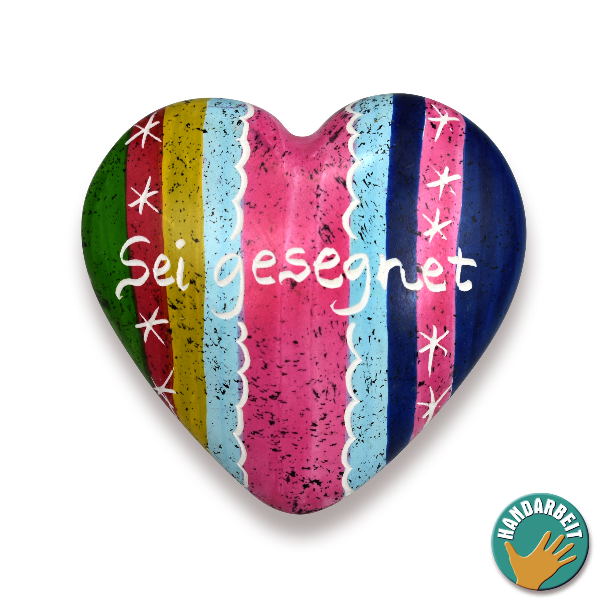 Herz aus Speckstein "Sei gesegnet"