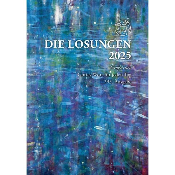 Losungen 2025 bunt, Geschenkausgabe - Großdruck