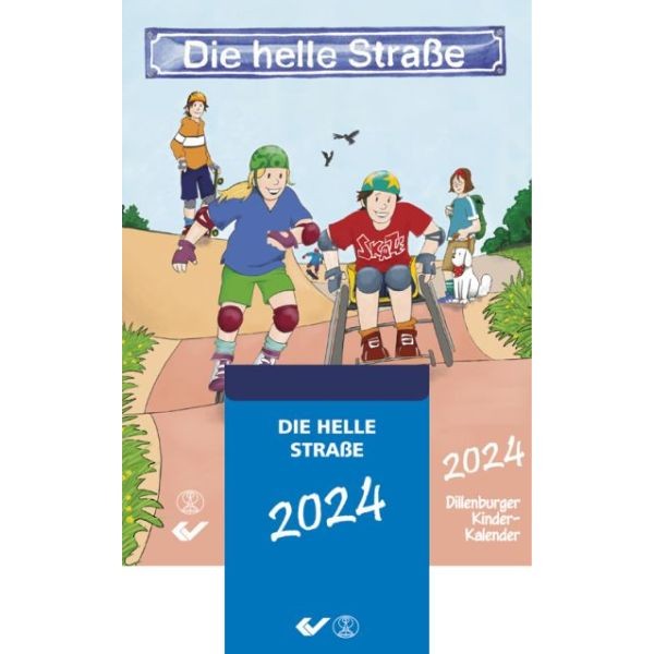 Die Helle Sttraße 2024, Abreißkalender mit Rückwand