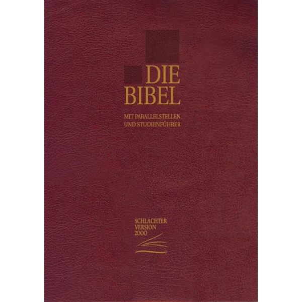 Schlachter 2000 - Taschenausgabe mit Parallelstellen - weinrot