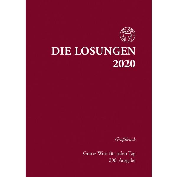 Losungen 2020 rot, Großdruck