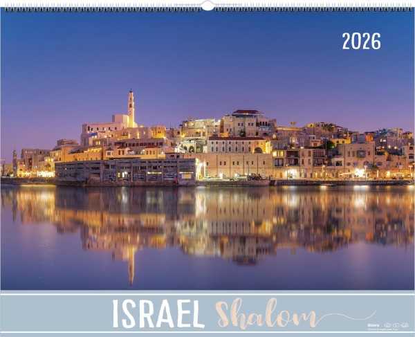 Israel Shalom 2026 (Wandkalender-Bolanz)