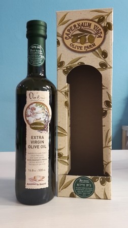 Capernaum Vista Farms Olivenöl - Extra Virgin - Inhalt: 500 ml