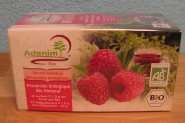 Adanim BIO-Schwarztee mit Himbeere