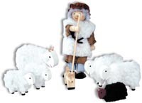 Hirte mit Herde