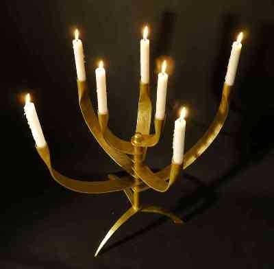 Menorah Hebron - Höhe ca. 57 cm