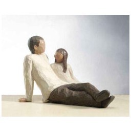 Figur "Vater und Tochter"