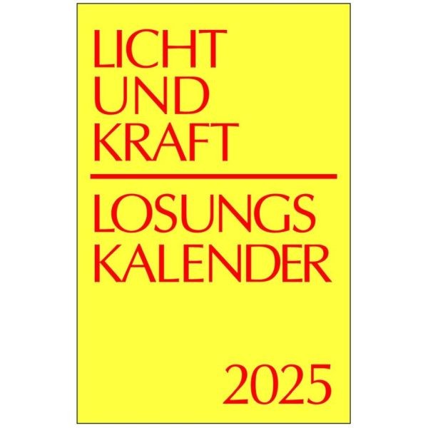 Licht und Kraft 2025, Reiseausgabe