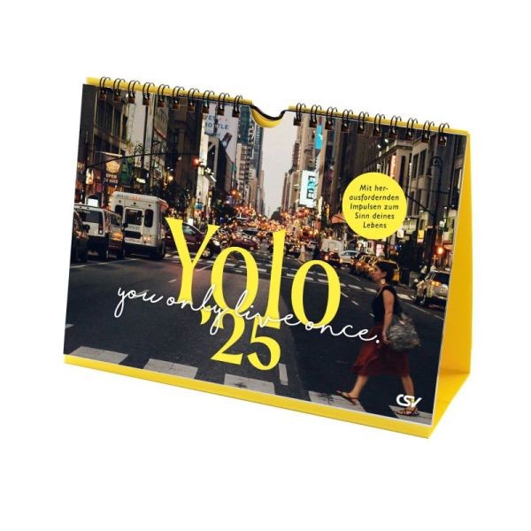 YOLO 2025 - Postkartenkalender