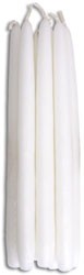Menorah-Kerzen, weiß - 7 Stück - 20 cm lang - 15 mm Durchmesser