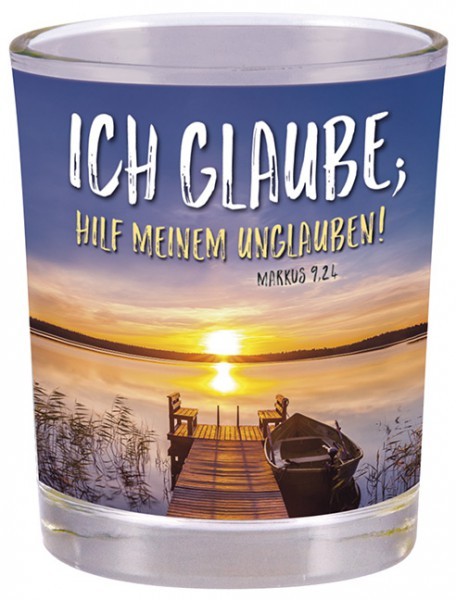 Jahreslosung 2020 Windlicht) Ich glaube, hilf meinem Unglauben!