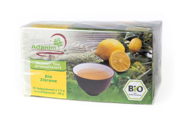 Adanim BIO-Grüner Tee mit Zitrone
